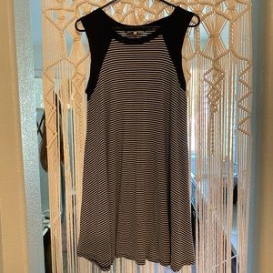 Black and white summer dress